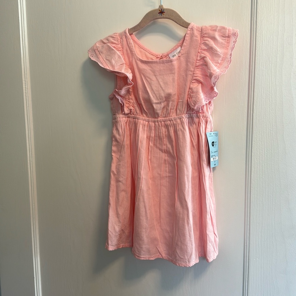 NWT Okie Dokie pink girls dress. Size 3T